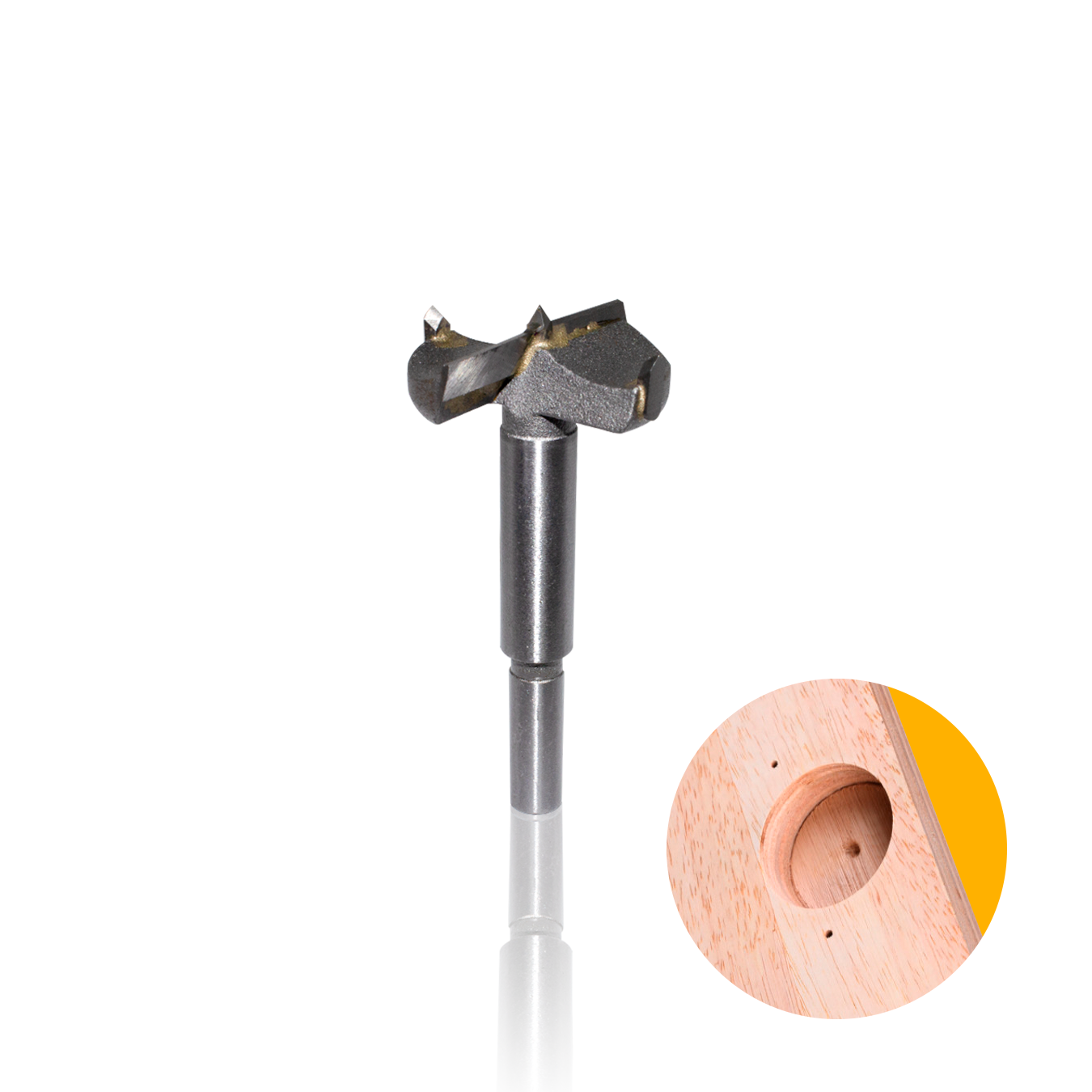 Broca Fresa Forstner de 60 Mm Em Widea Videa Para Madeira Ctk-049
