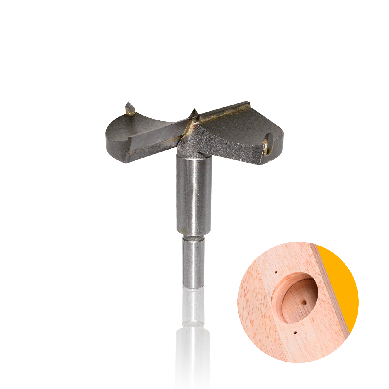 Broca Fresa Forstner de 35 Mm Em Widea Videa Para Madeira Ctk-049